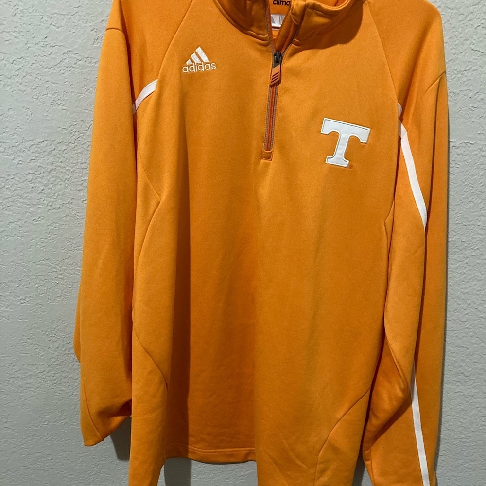 COPY - Adidas Power T Orange  Climalite Pull Over